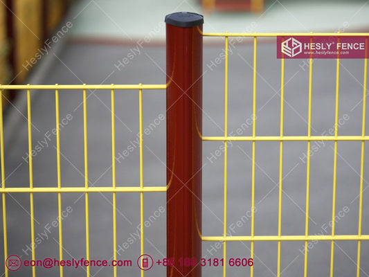 868 لوحة شبكية مزدوجة، مطلية بالمسحوق باللون الرمادي، ارتفاع 2 متر، عرض 3 متر المزود