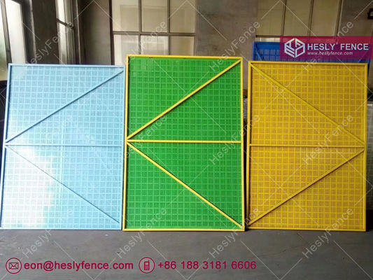 شبكة أمان من الفولاذ المكشوفة الشبكة المعدنية المثقلة 0.4 ملم 1.2 × 1.8 م المزود