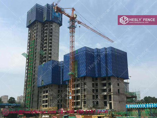 شبكة أمان من الفولاذ المكشوفة الشبكة المعدنية المثقلة 0.5 ملم الزرقاء الصينية الصينية المزود