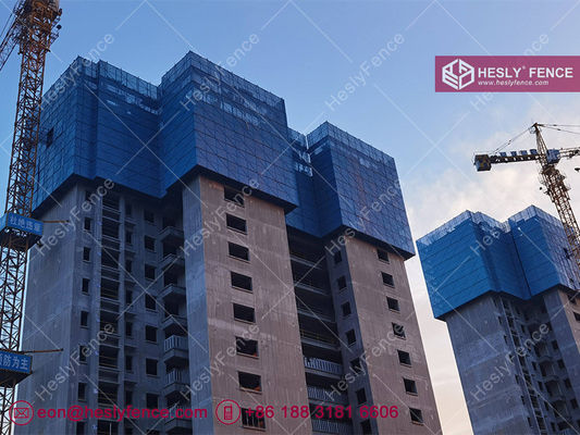 شبكة أمان من الفولاذ المكشوفة الشبكة المعدنية المثقلة 0.5 ملم الزرقاء الصينية الصينية المزود