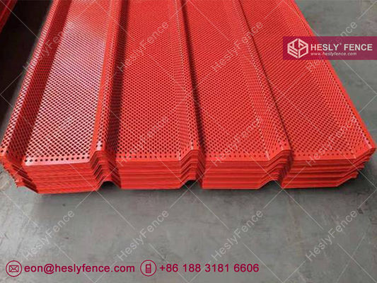 لوحة حاجز الرياح بخمس قمم | مورد نظام سياج قمع الرياح والغبار المزود