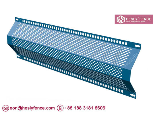 حواجز كسر الرياح ذات ذروة واحدة للرياح والغبار سياج مكافحة 1.5 مليمتر سمك 300 مليمتر عرض المزود