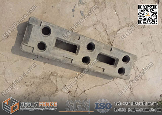 سياج مؤقت صيني بارتفاع 2.1 متر مع أقدام مطاطية معاد تدويرها المزود