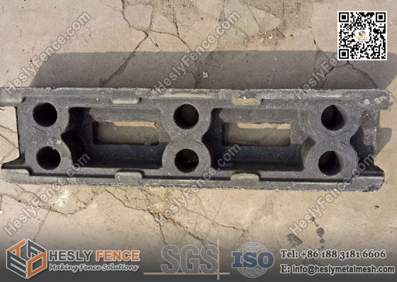 سياج مؤقت صيني بارتفاع 2.1 متر مع أقدام مطاطية معاد تدويرها المزود