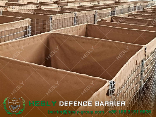 الحاجز الوقائي المصنوع من الغابيون المزود