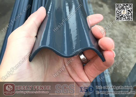 سياج الحاجز الفولاذي المغطى بالغبار ذو الارتفاع 2.4m × 2.75m HESLY الصينية المزود