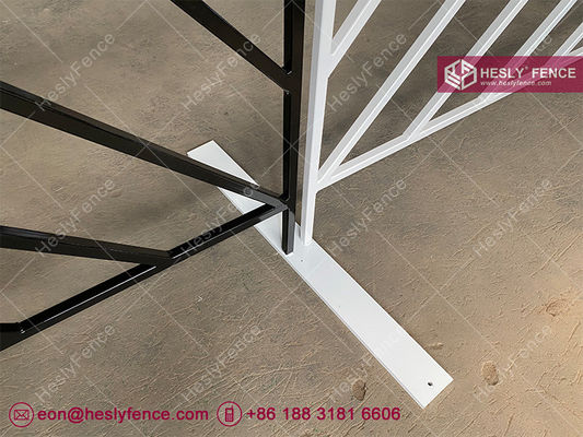 ارتفاع 3.6ft مسحوق أبيض مغلفة دراجة رف السياج الحدث الرياضة الحشد السيطرة على الحواجز السياج-Heslyالسياج الصين مبيعات المصنع المزود