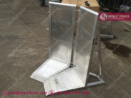 حاجز المسرح الألومنيوم الأسود. حاجز الحفلات الموسيقية المقوى بالبودر. حاجز المسرح موجو. المزود