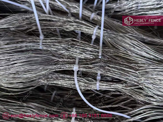 شبكة سلكية MZP Putanka، 10X10م، قطر سلك 0.5/0.5/0.8/0.8 مم، شبكة سلكية من الصلب عالي الشد، مبيعات المصنع، HeslyFence الصين المزود