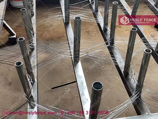 10X10m MZP Путанка, 0.5/0.6/0.8/0.9mm قطر السلك, MZP HeslyFence الصين مبيعات مصنع الأسلاك العنقودية المزود