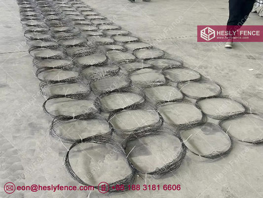 10X10m MZP Путанка, 0.5/0.6/0.8/0.9mm قطر السلك, MZP HeslyFence الصين مبيعات مصنع الأسلاك العنقودية المزود