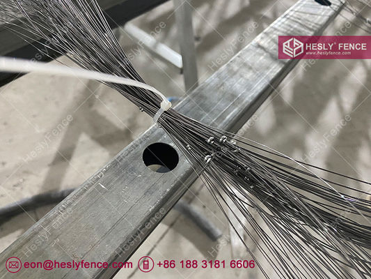 عقبة غير واضحة MZP سلك بوتانكا ، 10X5m ، قطر السلك 0.5/0.5/0.8/0.8mm ، HeslyFence الصين المزود