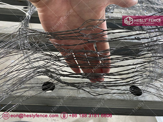 عقبة غير واضحة MZP سلك بوتانكا ، 10X5m ، قطر السلك 0.5/0.5/0.8/0.8mm ، HeslyFence الصين المزود