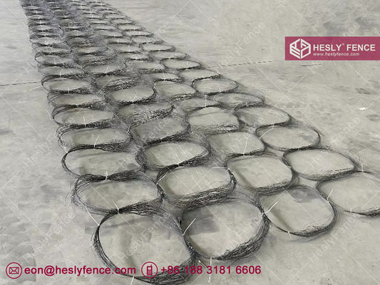 عقبة غير واضحة MZP سلك بوتانكا ، 10X5m ، قطر السلك 0.5/0.5/0.8/0.8mm ، HeslyFence الصين المزود