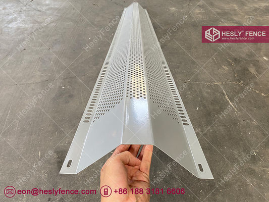 نسبة فتح 30٪ سد الهواء من الفولاذ المموج المثقوب 300 مليمتر عرض 3000 مليمتر الطول المزود