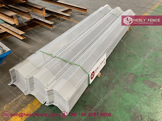 نسبة فتح 30٪ سد الهواء من الفولاذ المموج المثقوب 300 مليمتر عرض 3000 مليمتر الطول المزود