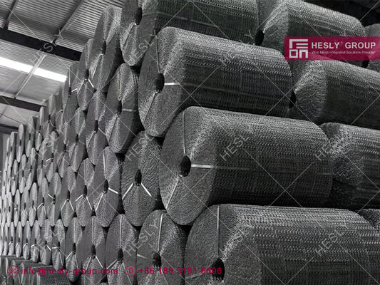 8 Lines wire Concrete Coating Reinforced Welded Mesh for Oil & Gas Pipeline, 2.2mm hot dipped galvanized steel wire, width 190.5mm, 1" line wire space, HESLY المزود