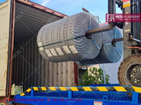 أنابيب البحرية المضادة للوزن حفرة الشبكة السلكية المطاطية حجم 25.4mmx67mm نقطة المطاطية أنابيب الصلب الشبكة المزود