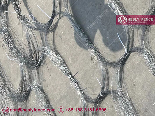 MZP عقبة غير واضحة، شبكة سلكية مضادة للدبابات، 10X10m، سلك 0.5 مم، مبيعات مصنع HESLY في الصين المزود