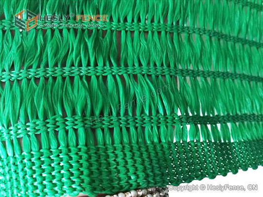 سياج رياح مرن بوليستر، لون أخضر، 500 جرام/متر مربع، حاجز رياح صيني لتخزين الفحم المزود