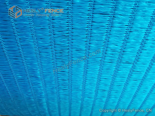 سياج رياح شبكي بوليستر 400 جرام/متر مربع لتخزين الفحم، جدار سياج Hesly للرياح المزود