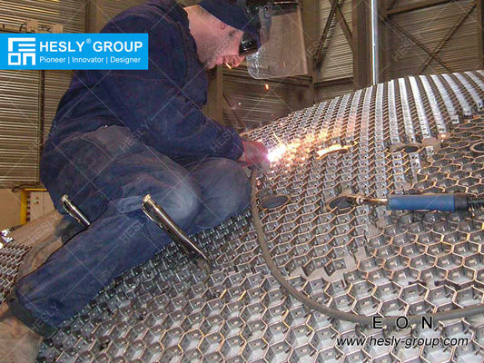 SAE 1020 شبكة ستة أسلحة للطلاء المقاوم للنيران، ثقب مستطيل 2 "، الصين المزود