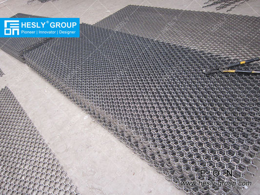 SAE 1020 شبكة ستة أسلحة للطلاء المقاوم للنيران، ثقب مستطيل 2 "، الصين المزود