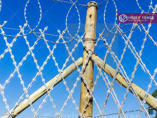 28ملم شفرة حلاقة شبكة السياج 150X300ملم حفرة الماس المزود