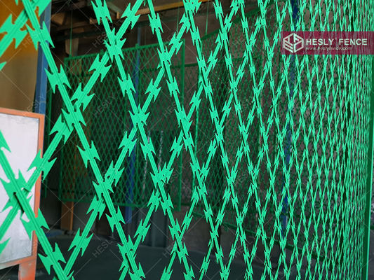 2.2mX6.0m الحائط الحلاقة الشبكة الحلاقة 3"X6" فتحة الماسة ---- الصين المورد الحلاقة المزود