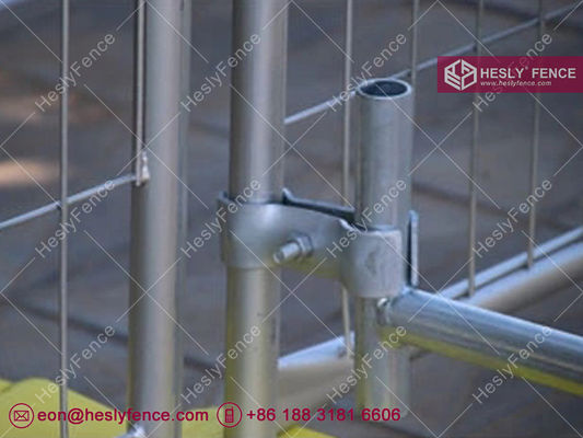 هيسلي سياج مؤقت | حاجز مسرح الألمنيوم | حاجز السيطرة على الحشود | حاجز المشاة المزود