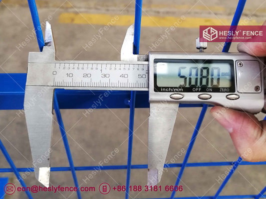 6 أقدام X9.5 'الوان الزرقاء السياج المؤقت المحمول الشبكة. المزود