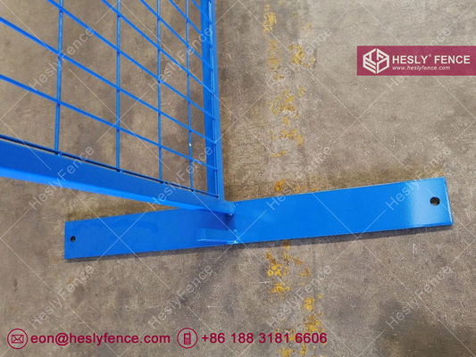 6 أقدام X9.5 'الوان الزرقاء السياج المؤقت المحمول الشبكة. المزود