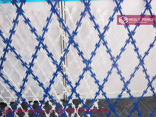 حواجز الشبكة المصفحة بالماس 150×300ملم ثقب 1.8م×6.0م المزود