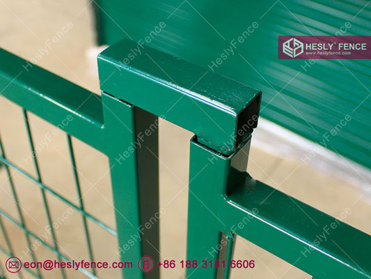 ألواح سياج بناء مؤقت بلون أخضر داكن | ألواح سياج مؤقتة محمولة مقاس 8 × 10 بوصة المزود