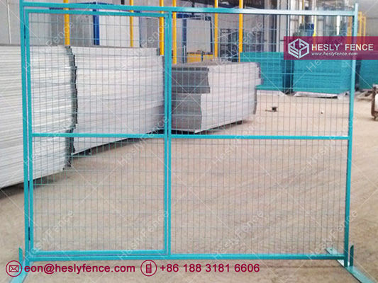 ألواح سياج بناء مؤقت بلون أخضر داكن | ألواح سياج مؤقتة محمولة مقاس 8 × 10 بوصة المزود