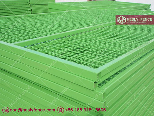 ألواح سياج بناء مؤقت بلون أخضر داكن | ألواح سياج مؤقتة محمولة مقاس 8 × 10 بوصة المزود