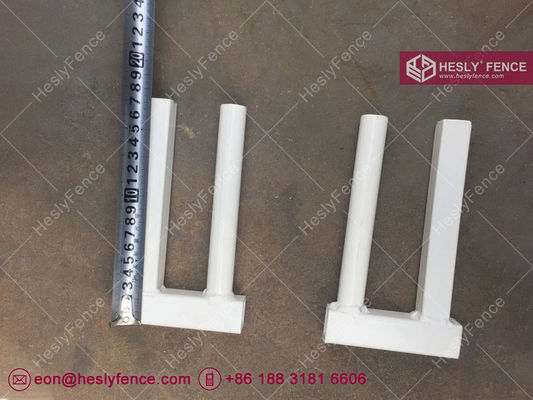 6'X9' نظام سياج مؤقت ♪ ♪ مسحوق ملصق باللون الأبيض ♪ ♪ إطار 1 " ♪ 50X150ملم شبكة الأسلاك ♪ المزود