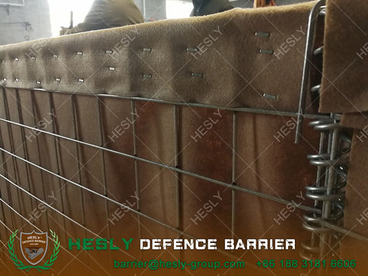 الحواجز الدفاعية HESLY MDB10 ارتفاع 2.21m سمك السلك 5.0mm حفرة مربعة 3 × 3 المزود