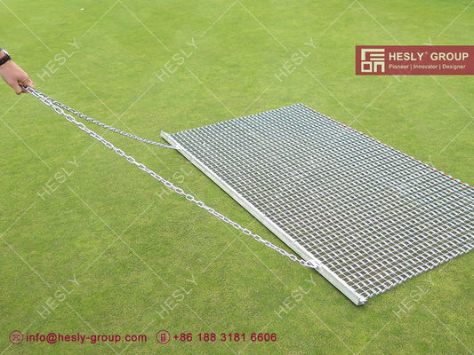 6'X8' مضغوطة المرنة الصلب سحب السجادة HESLY الصين المصنع المصدر المزود