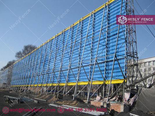 900 م سياج مقاوم للرياح والغبار | هيكل فولاذي بارتفاع 12 متر | مساحة فتح 38% | HeslyFence - الصين المزود