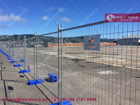 نظام السياج المؤقت من HESLY | دعامة فولاذية | كتلة بلاستيكية برتقالية | إطار بقطر خارجي 32 مم - HeslyFence، الصين المزود