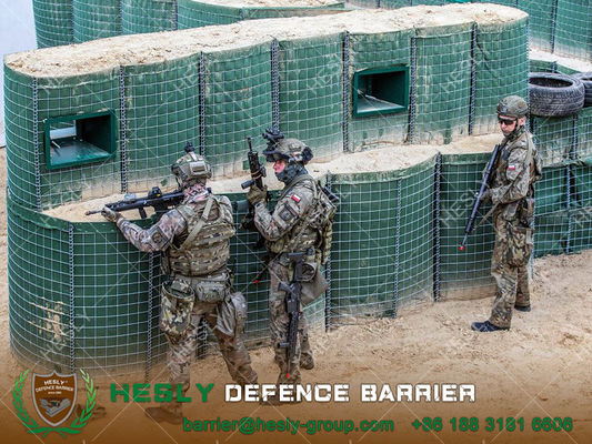 2.13 م ارتفاع × 1.06 م عرض حاجز التراب الدفاعي العسكري | الصين حاجز الرمال المورد المزود