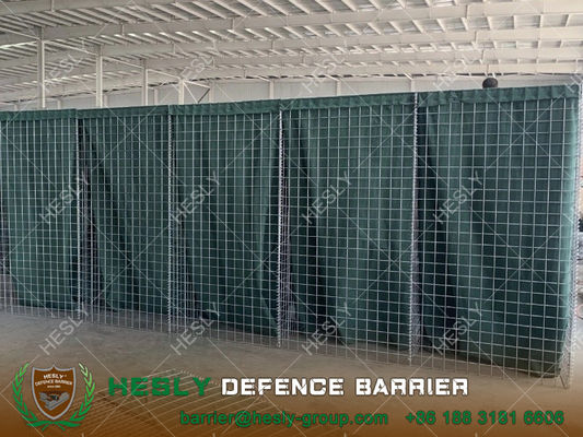 2.13 م ارتفاع × 1.06 م عرض حاجز التراب الدفاعي العسكري | الصين حاجز الرمال المورد المزود