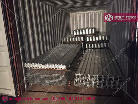 سياج من الصلب بارتفاع 2.4 متر على شكل "D" عرض 2.75 متر | مصنع هيسلي الصين للسياج باليسيد المزود