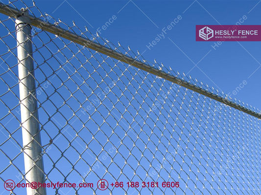 سلاسل هيسلي للسياج. فتحة الشبكة 55×55 ملم. سلك مغلف 4.5 ملم. المزود