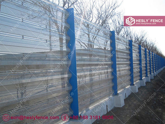 لوحات الريح الفردية ذات القمم العالية نسبة فتح 30% ثقوب فتحة زرقاء RAL5005 المزود