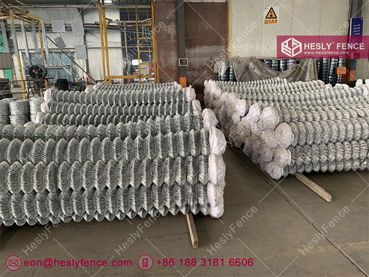 سياج شبكي مجلفن | فتحة ماسية 60X60 مم | ارتفاع 3 متر | Hesly Fence - الصين المزود