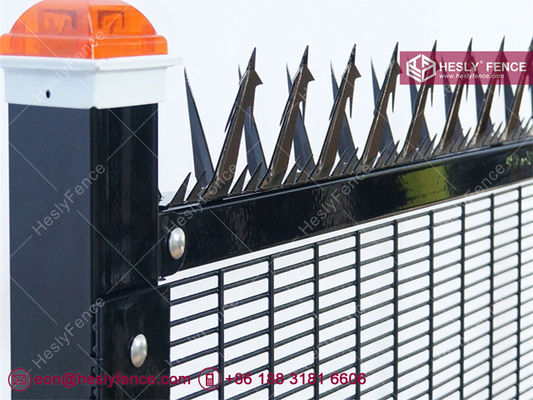 358 سياج أمني مضاد للتسلق بطلاء مسحوق أخضر، مصنع شبك سلكي صيني المزود