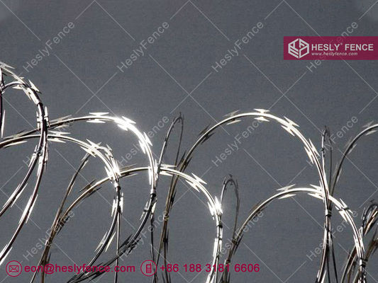 سي بي تي-65 حار غطس غالواني Concertina حلاقة حافة سلك O.D. 500mm المزود