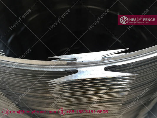 سي بي تي-65 حار غطس غالواني Concertina حلاقة حافة سلك O.D. 500mm المزود